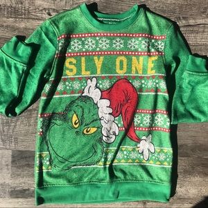 Dr. Seuss The Grinch Green Ugly Christmas Sweater